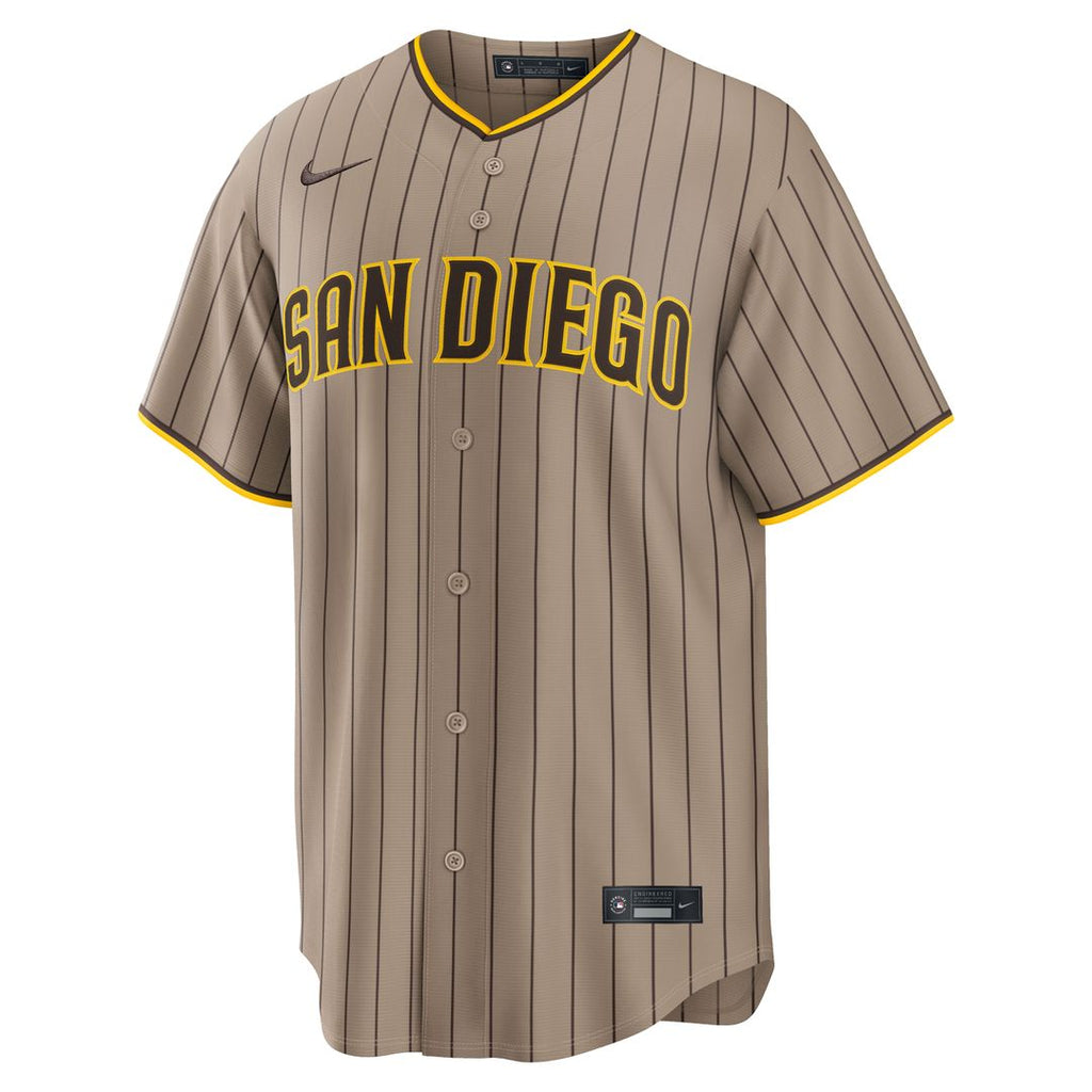 San Diego Padres Fernando Tatis Jr. Nike Alternate Replica Jersey - Sand Team Jersey Sports Fan Apparel