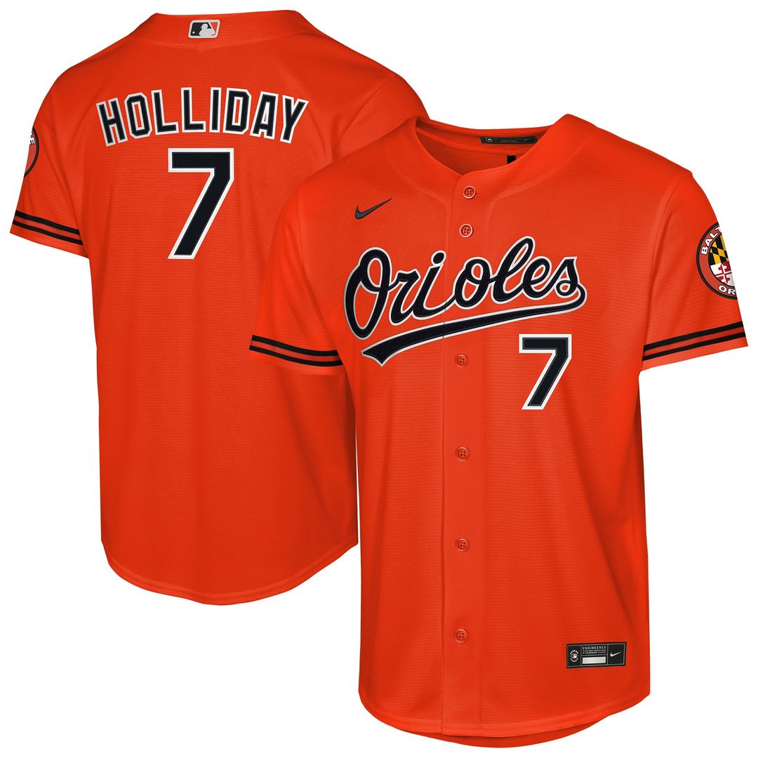 Baltimore Orioles Jackson Holliday Nike Youth Home Stadium Player Jersey - White Team Jersey Sports Fan Apparel