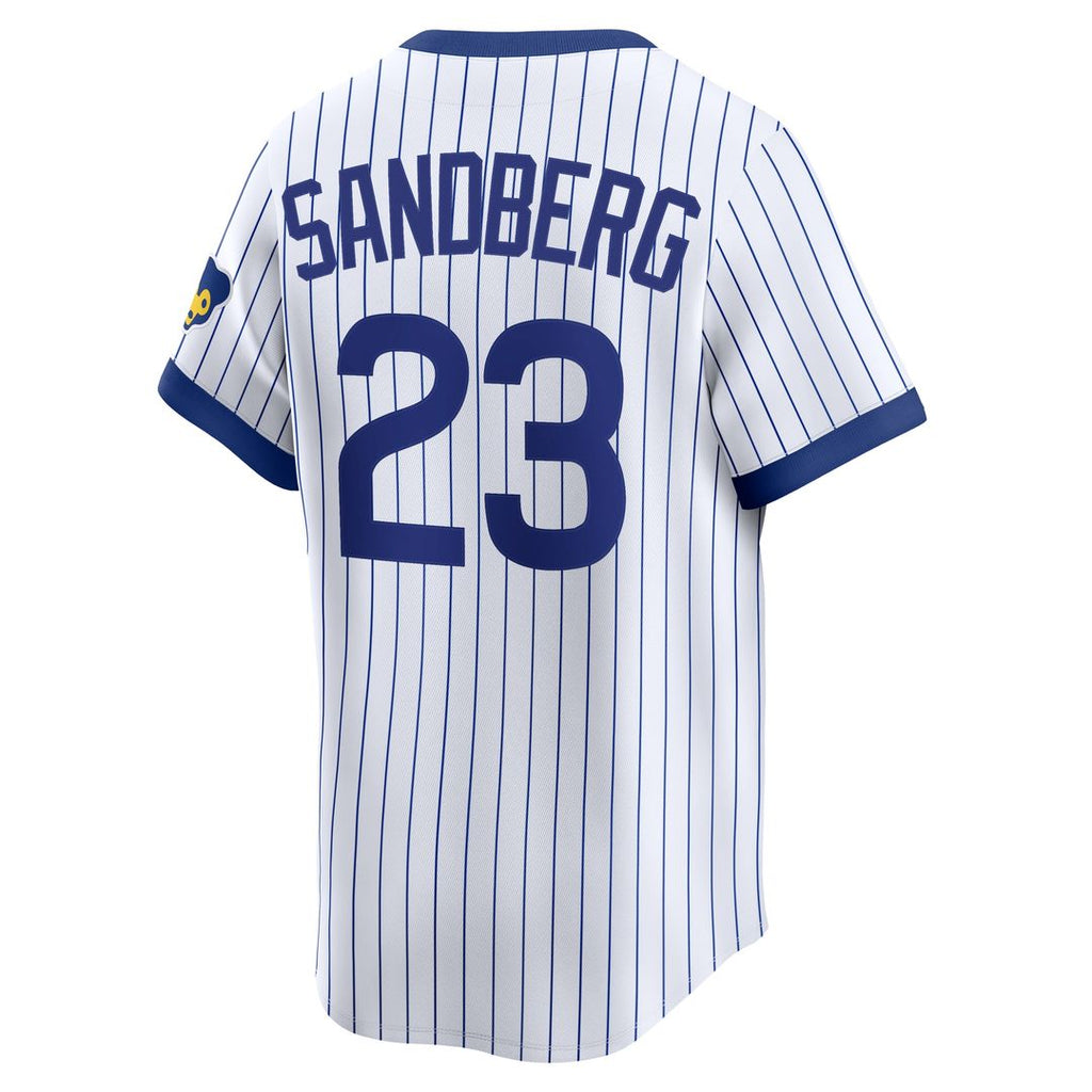 Chicago Cubs Ryne Sandberg Nike Throwback Cooperstown Limited Jersey - White Team Jersey Sports Fan Apparel
