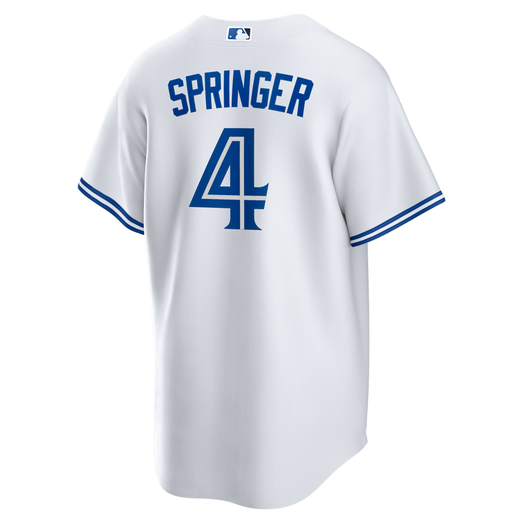 Toronto Blue Jays George Springer Nike Home Replica Jersey - White Team Jersey Sports Fan Apparel