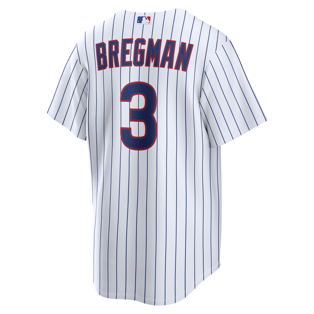 Chicago Cubs Alex Bregman Nike Home Replica Jersey - White Team Jersey Sports Fan Apparel