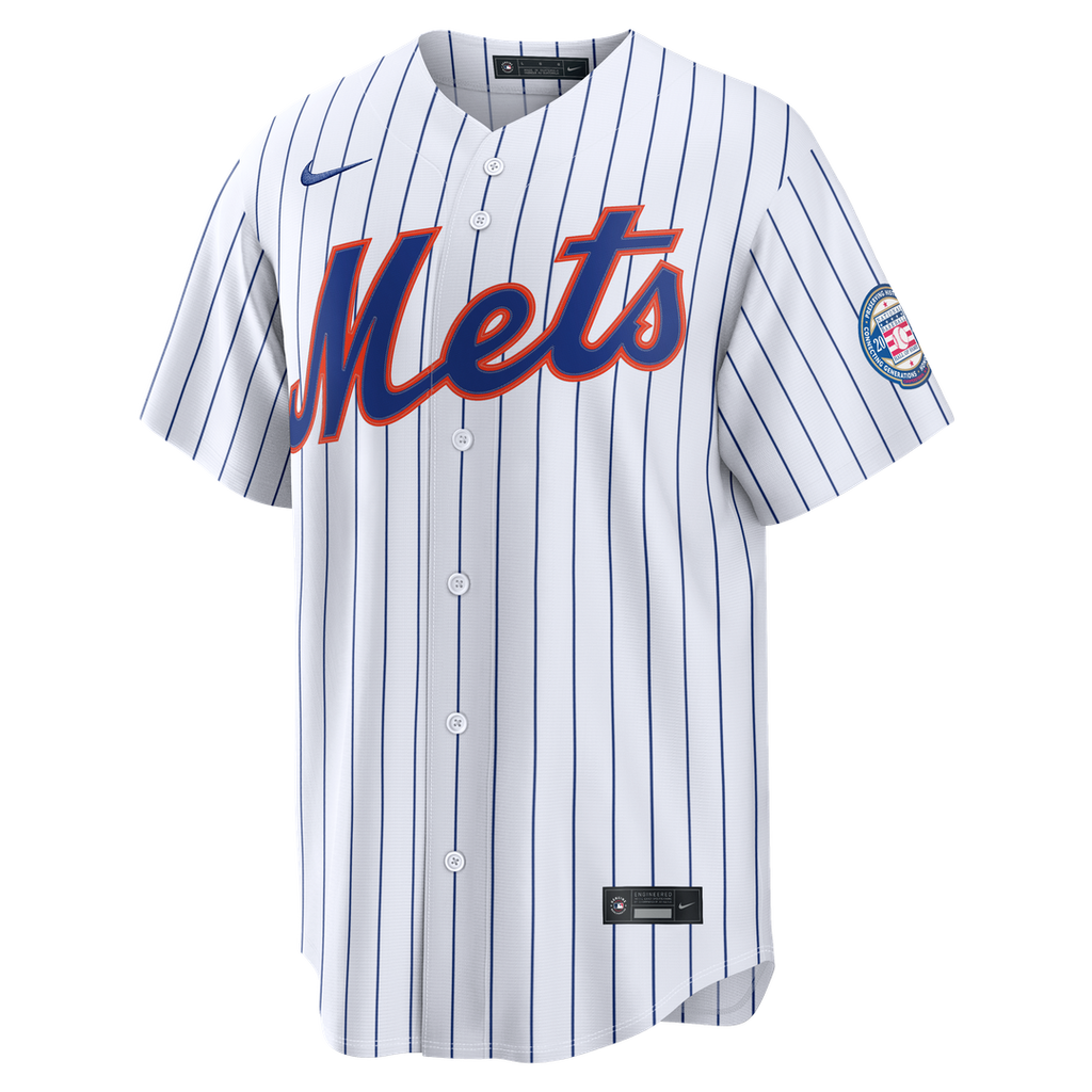 New York Mets Carlos Beltran Nike Home Replica 2026 Hall of Fame Patch Jersey - White Team Jersey Sports Fan Apparel