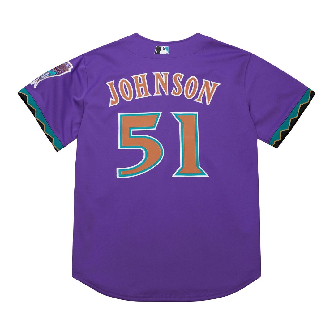 Arizona Diamondbacks Randy Johnson Mitchell & Ness 2001 Authentic Jersey - Black Team Jersey Sports Fan Apparel