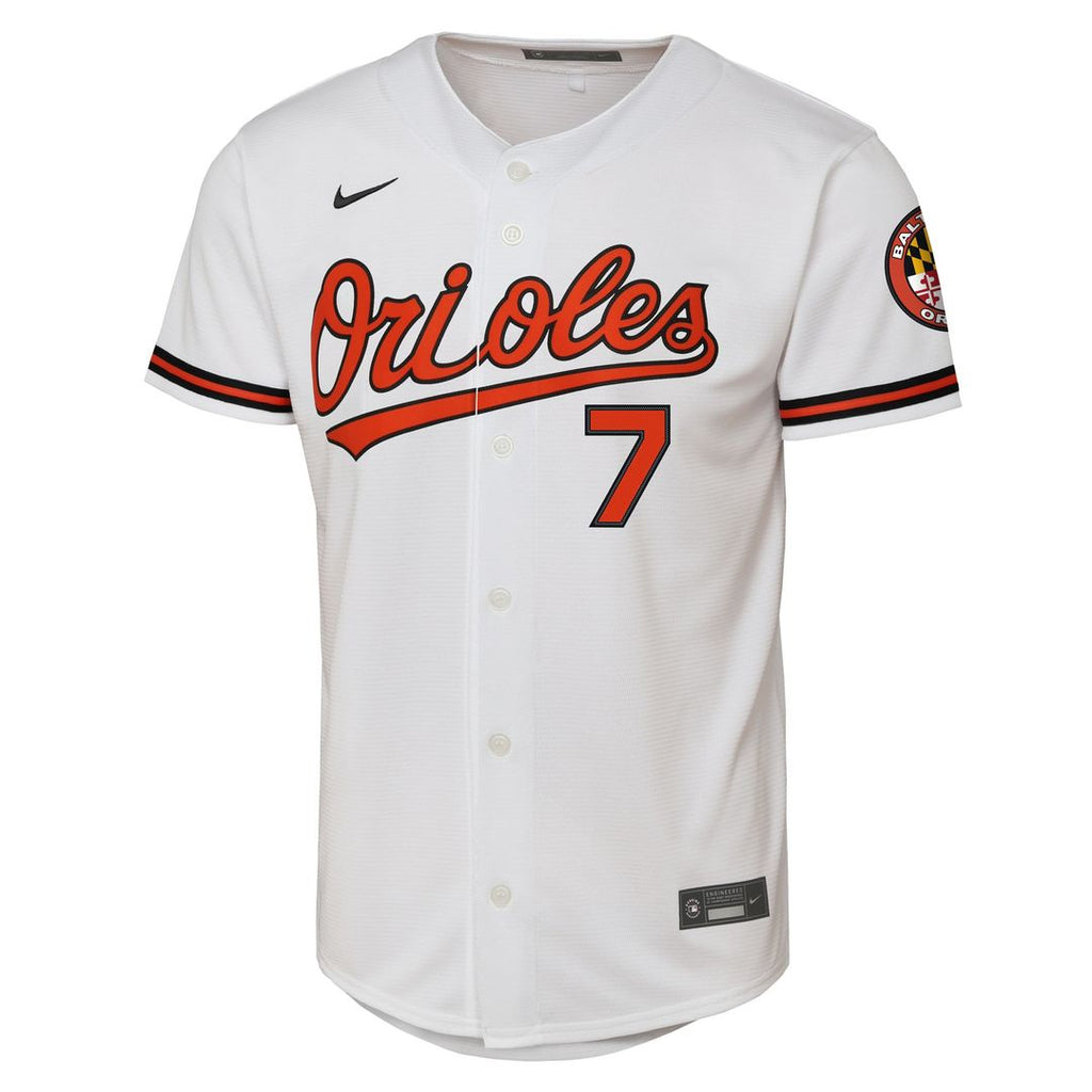 Baltimore Orioles Jackson Holliday Nike Youth Alternate 2 Stadium Player Jersey - Orange Team Jersey Sports Fan Apparel