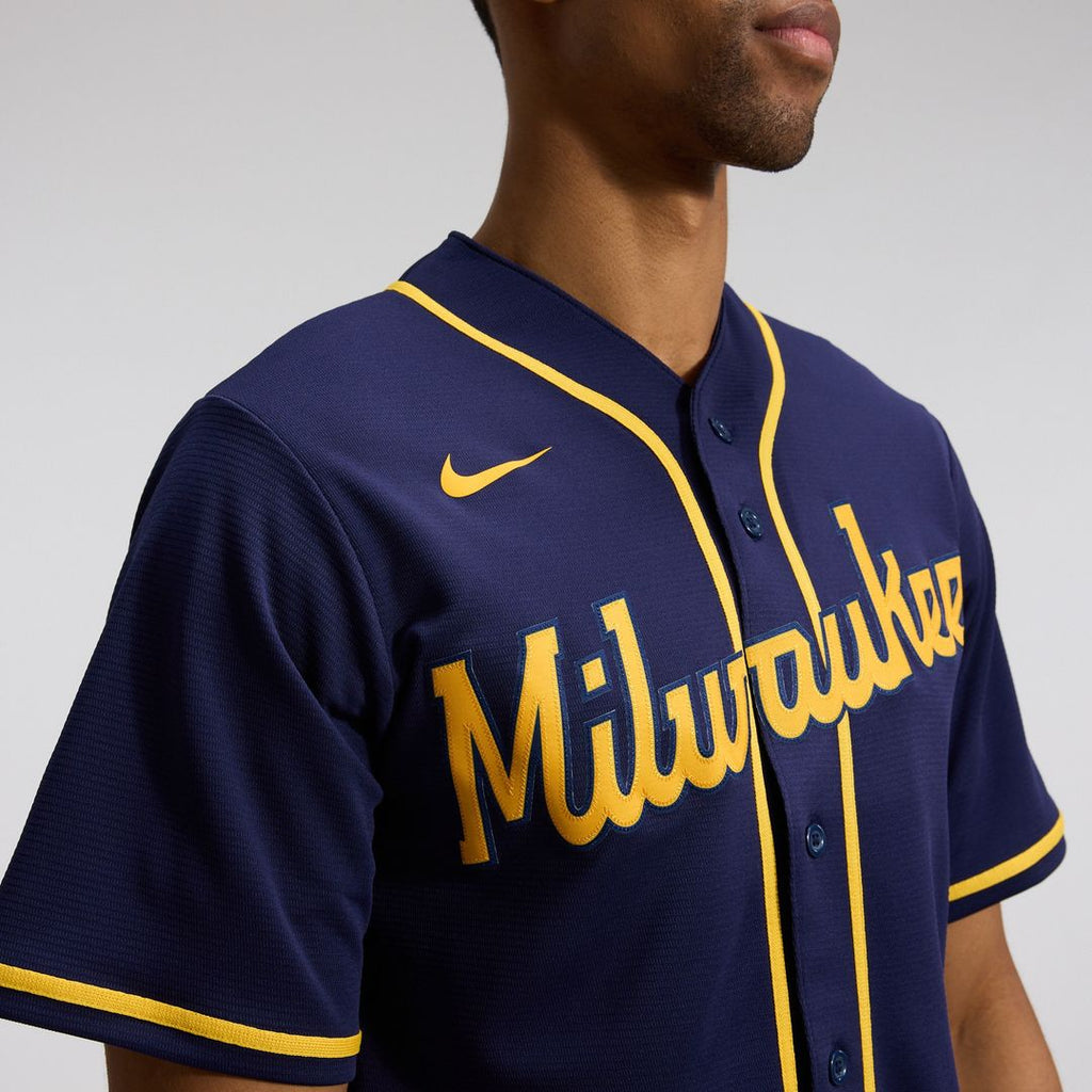 Milwaukee Brewers Nike Home Replica Team Jersey - Cream Team Jersey Sports Fan Apparel