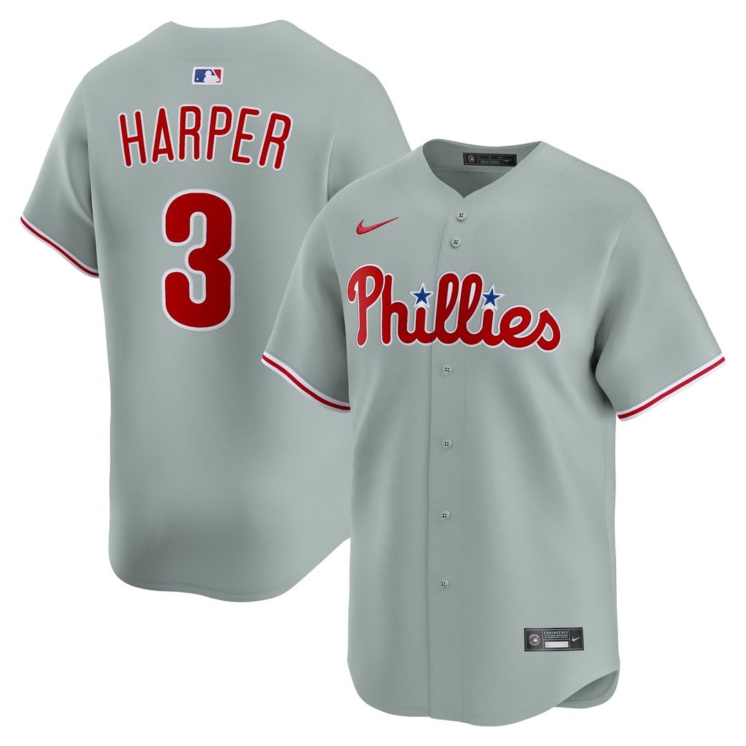 Philadelphia Phillies Bryce Harper Nike Alternate Limited Player Jersey - Light Blue Team Jersey Sports Fan Apparel