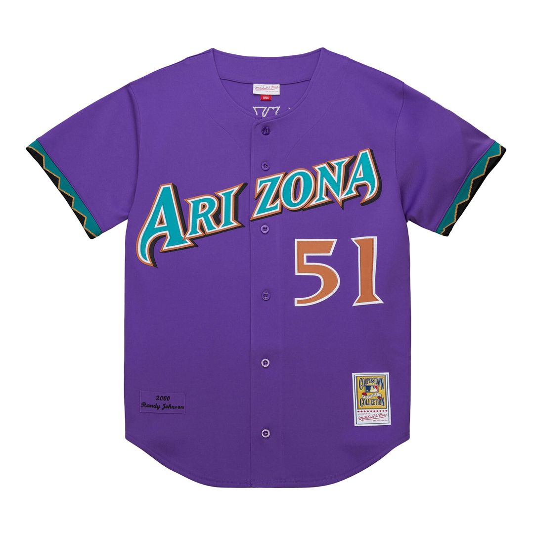 Arizona Diamondbacks Randy Johnson Mitchell & Ness 2001 Authentic Jersey - Black Team Jersey Sports Fan Apparel