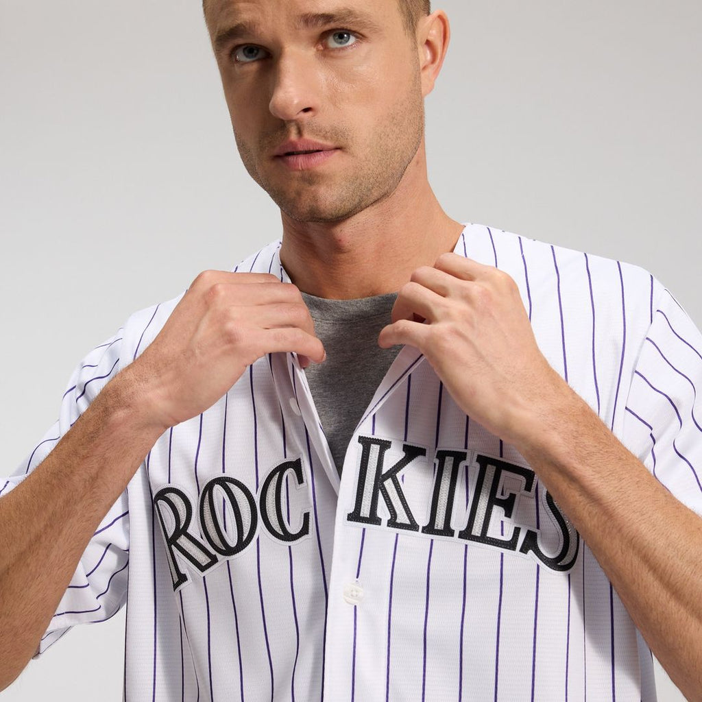 Colorado Rockies Nike Home Replica Team Jersey - White Team Jersey Sports Fan Apparel