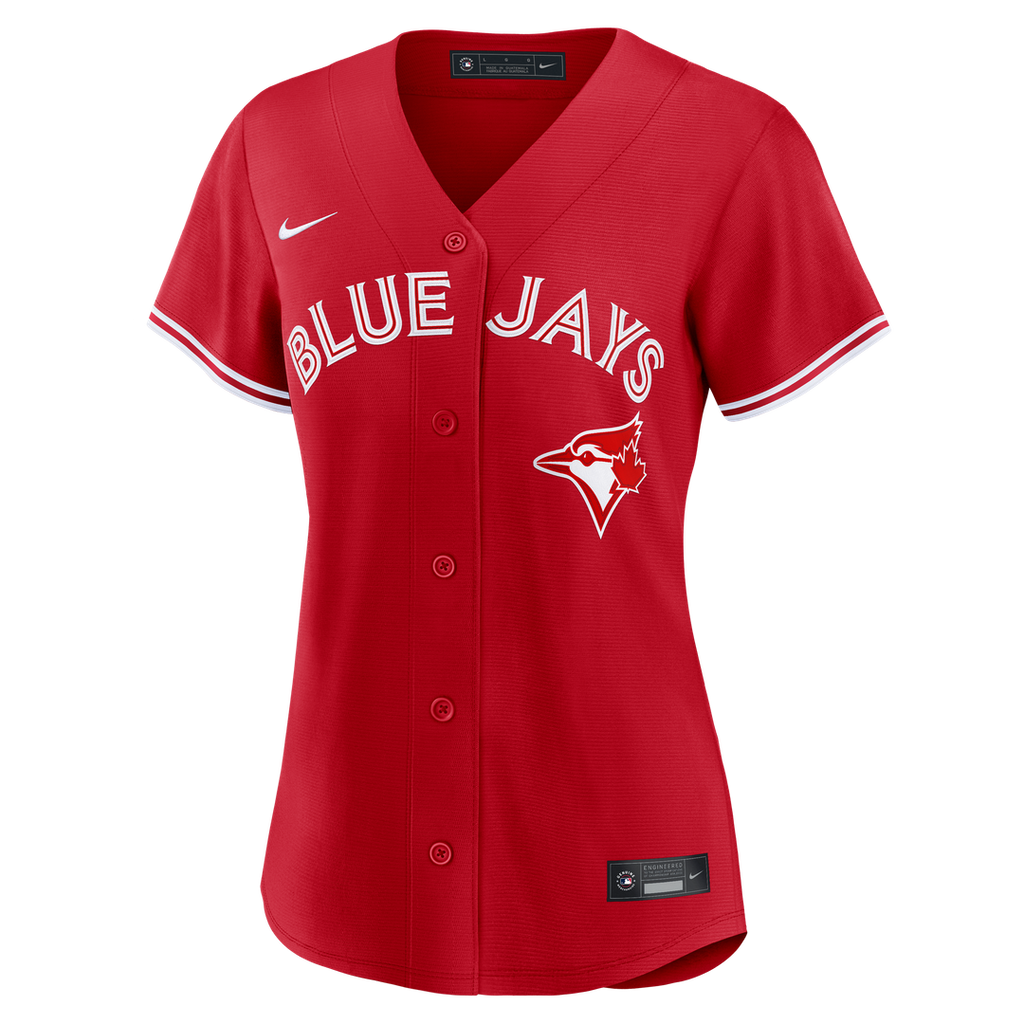 Toronto Blue Jays Nike Women's Alternate Replica Jersey - Red Team Jersey Sports Fan Apparel