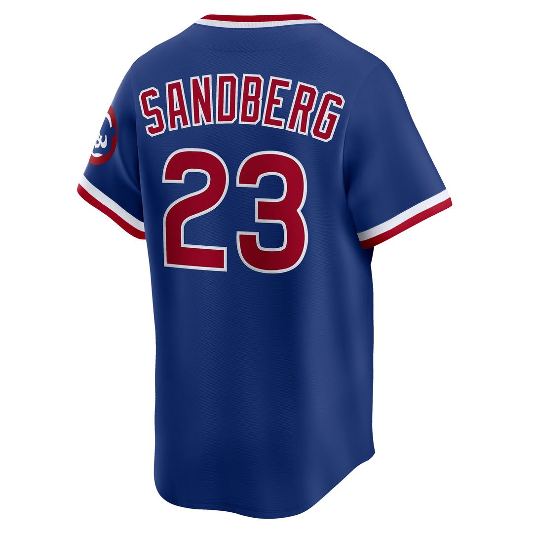 Chicago Cubs Ryne Sandberg Nike Throwback Cooperstown Limited Jersey - Royal Team Jersey Sports Fan Apparel