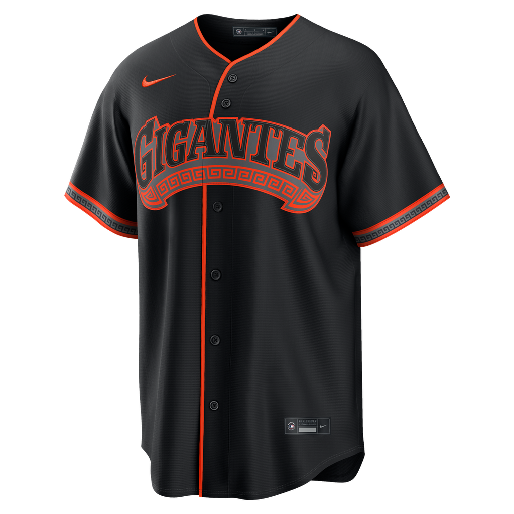San Francisco Giants Rafael Devers Nike Alternate Replica Jersey - Black Team Jersey Sports Fan Apparel