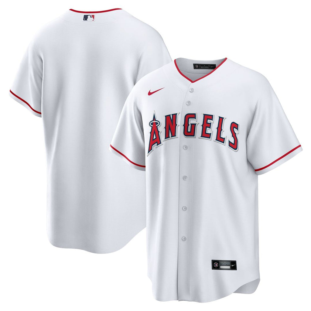 Los Angeles Angels Nike Home Blank Replica Jersey - White Team Jersey Sports Fan Apparel