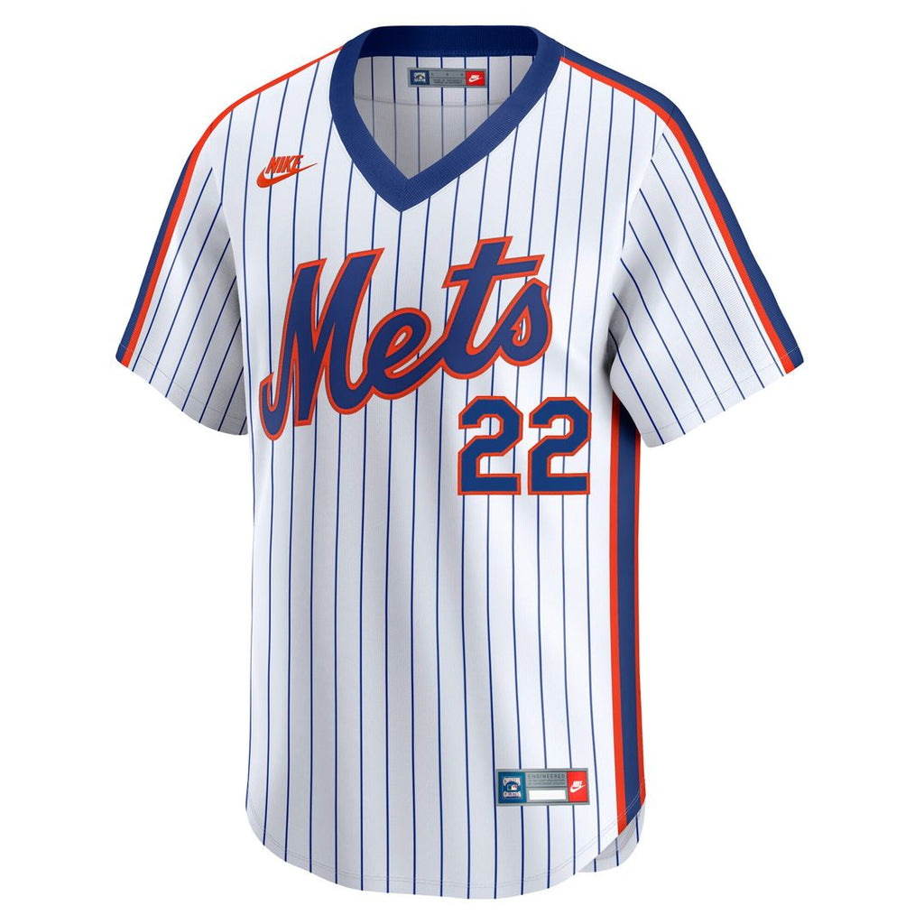 New York Mets Juan Soto Nike Cooperstown Limited 40th Anniversary Jersey - White Team Jersey Sports Fan Apparel