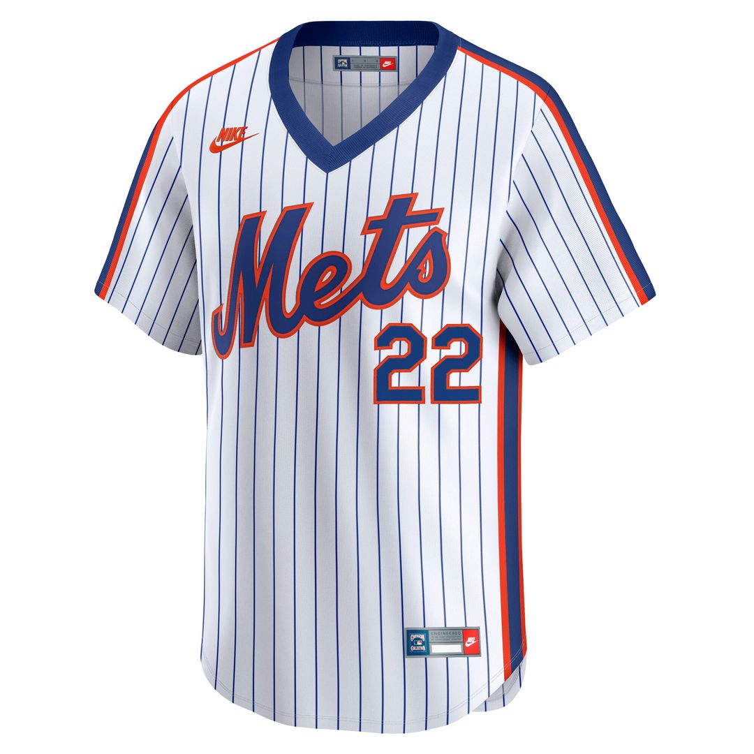New York Mets Juan Soto Nike Cooperstown Limited 40th Anniversary Jersey - White Team Jersey Sports Fan Apparel