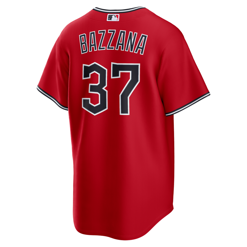 Cleveland Guardians Travis Bazzana Nike Alternate Replica Jersey - Red Team Jersey Sports Fan Apparel