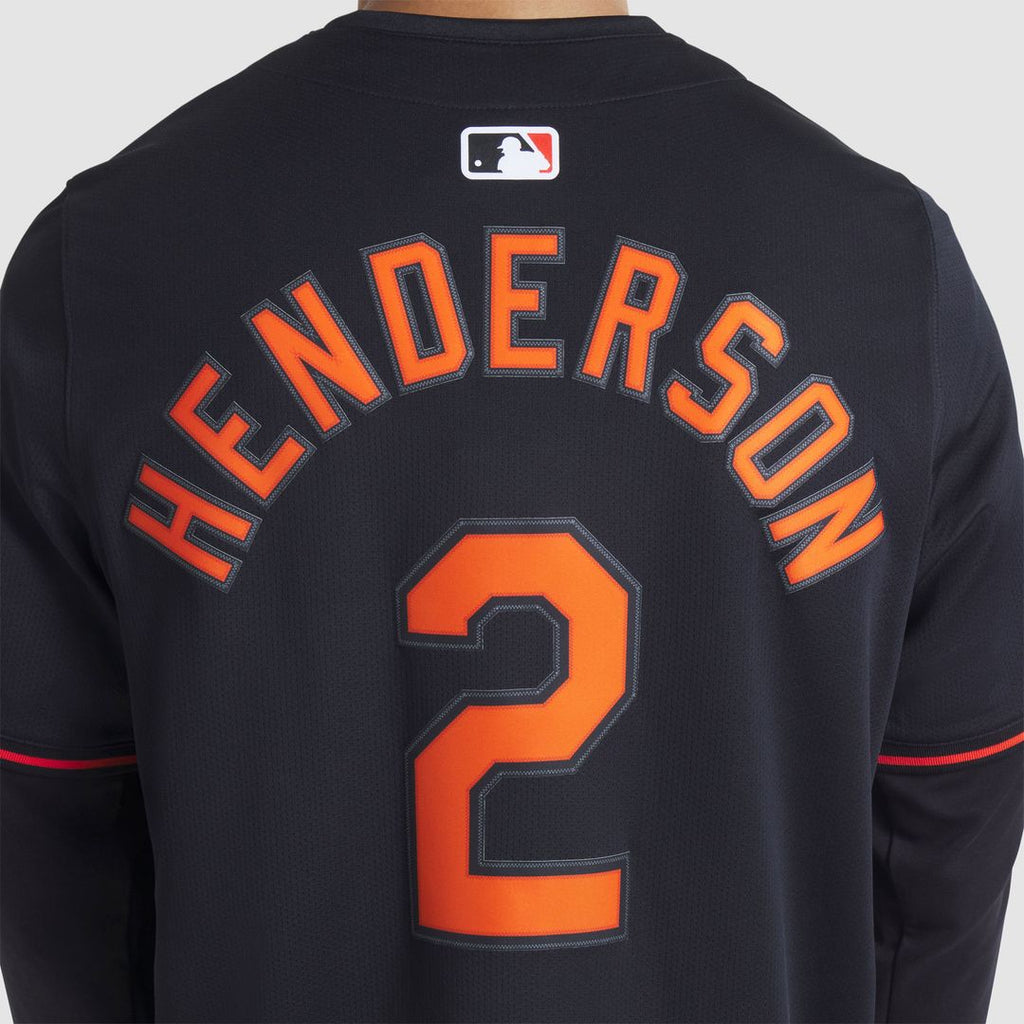Baltimore Orioles Gunnar Henderson Nike Alternate Limited Player Jersey - Black Team Jersey Sports Fan Apparel