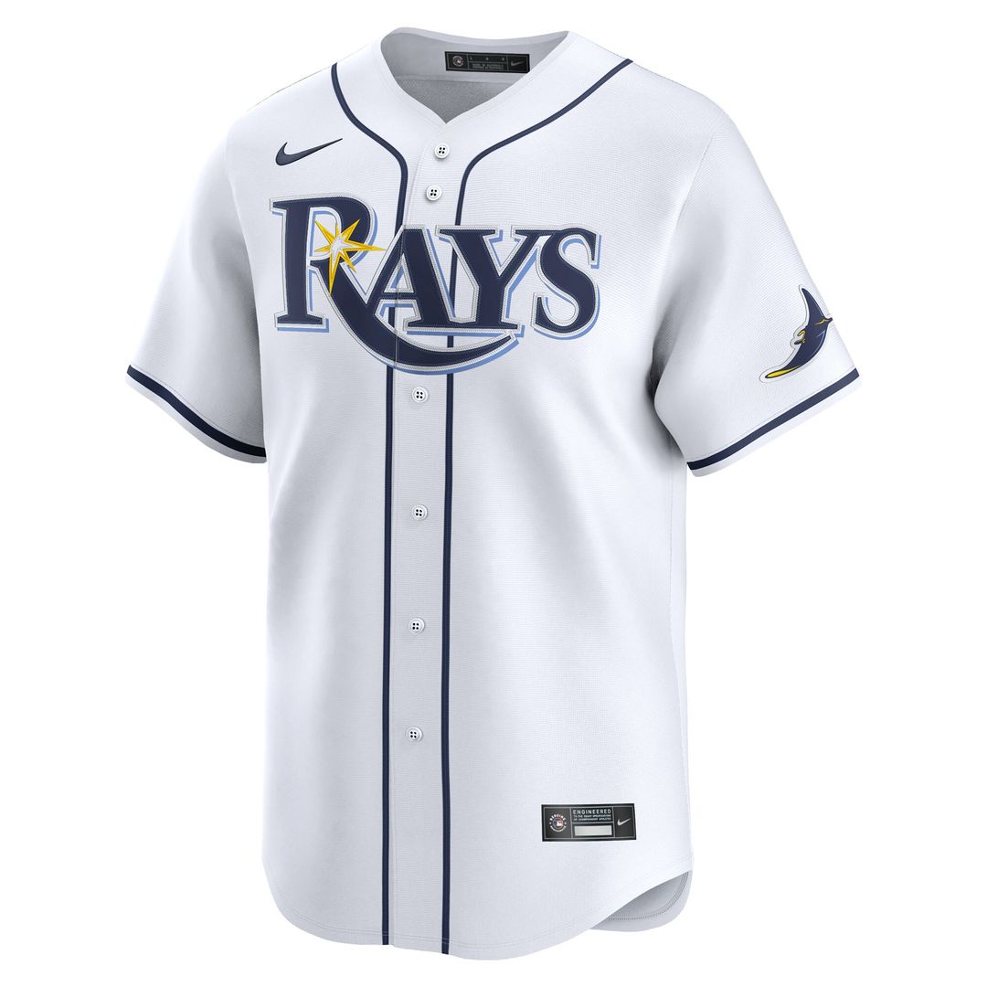 Tampa Bay Rays Nike Home Limited Jersey - White Team Jersey Sports Fan Apparel
