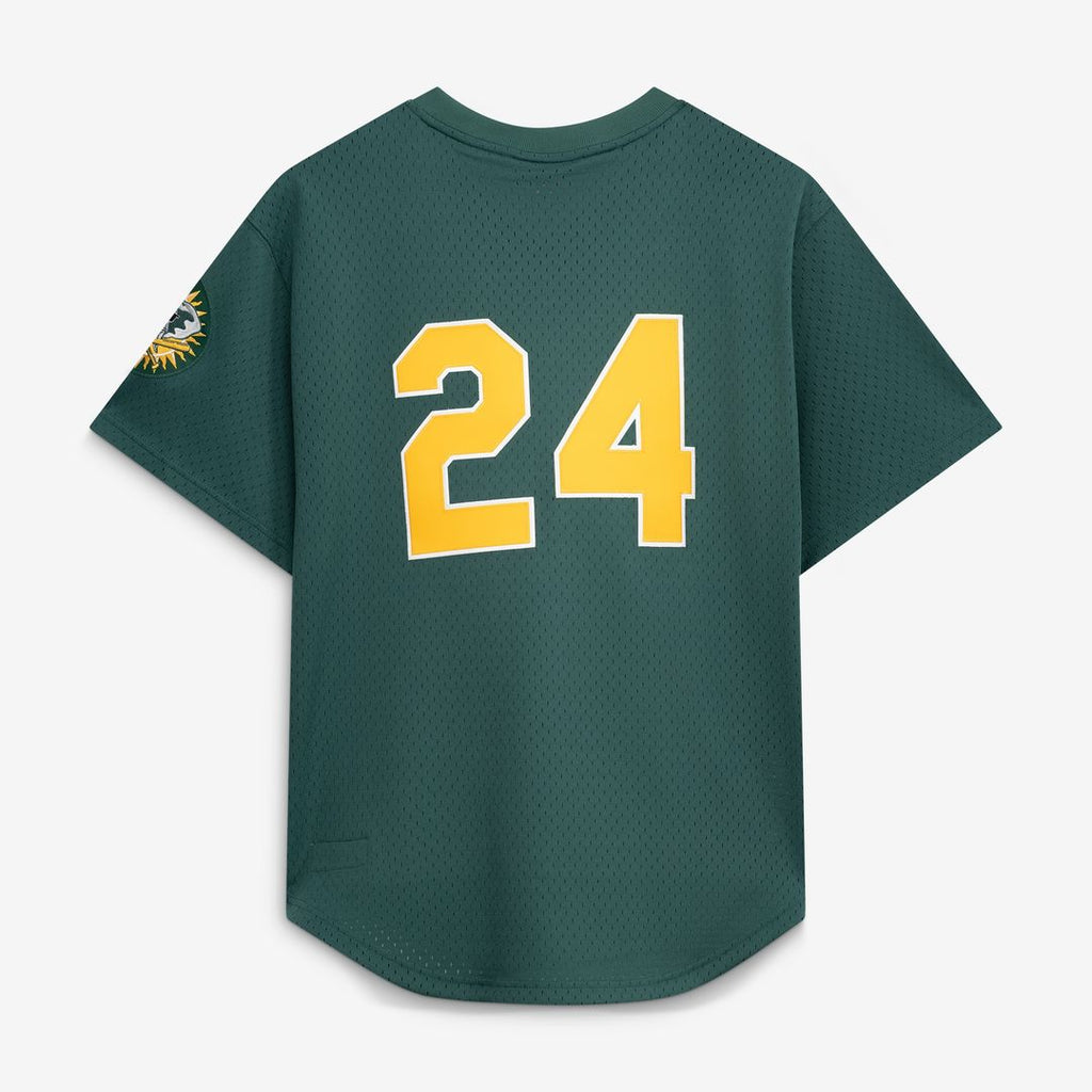 Athletics Rickey Henderson Mitchell & Ness Authentic Batting Practice Jersey - Green Team Jersey Sports Fan Apparel