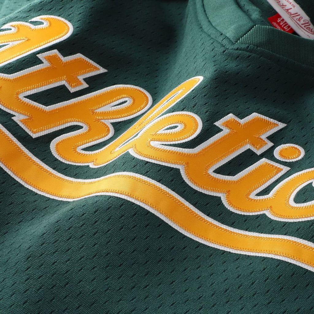 Athletics Rickey Henderson Mitchell & Ness Authentic Batting Practice Jersey - Green Team Jersey Sports Fan Apparel