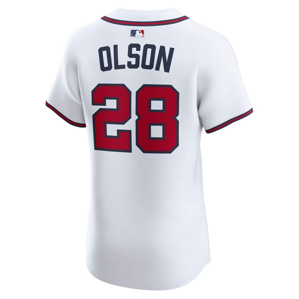 Atlanta Braves Matt Olson Nike Home Elite Player Jersey - White Team Jersey Sports Fan Apparel