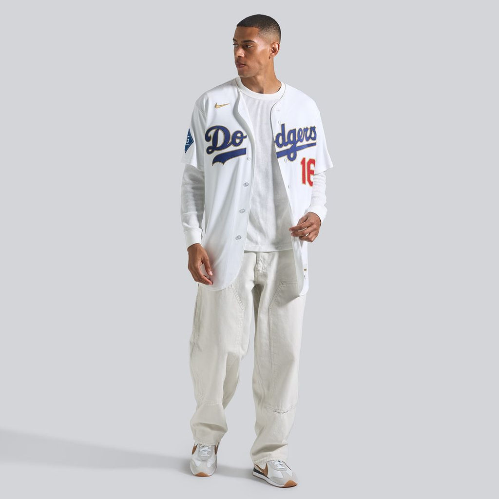 Los Angeles Dodgers Will Smith Nike 2026 Gold Collection Authentic Jersey - White Team Jersey Sports Fan Apparel