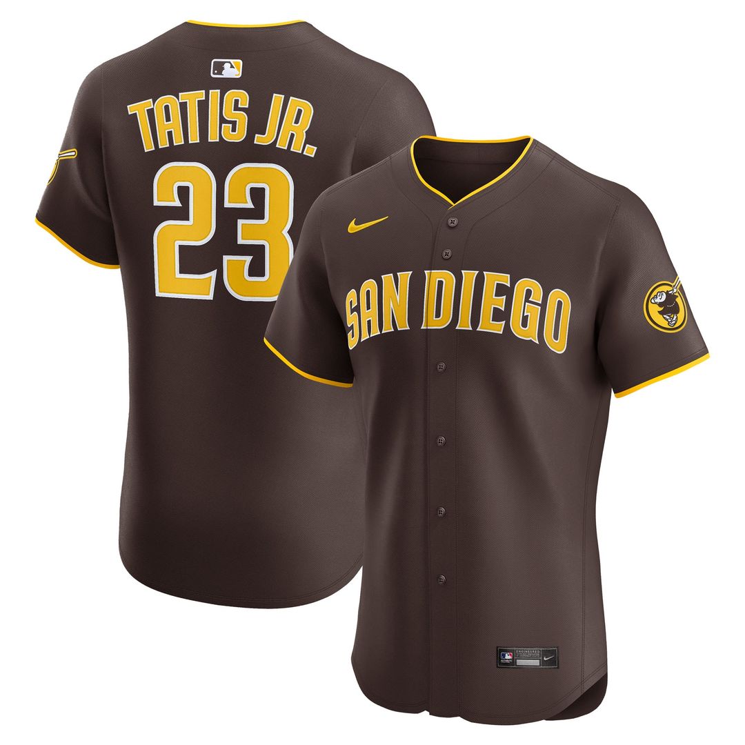San Diego Padres Fernando Tatis Jr. Nike Alternate Elite Jersey - Sand Team Jersey Sports Fan Apparel