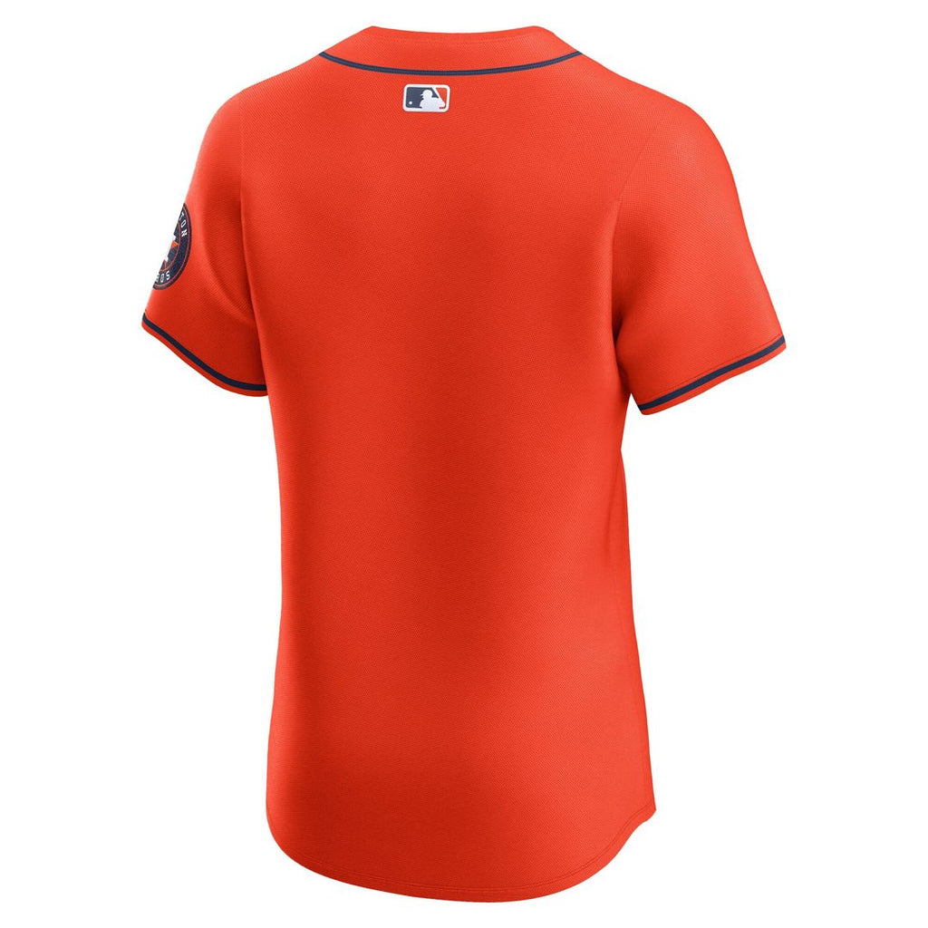 Houston Astros Nike Alternate Elite Jersey - Orange Team Jersey Sports Fan Apparel