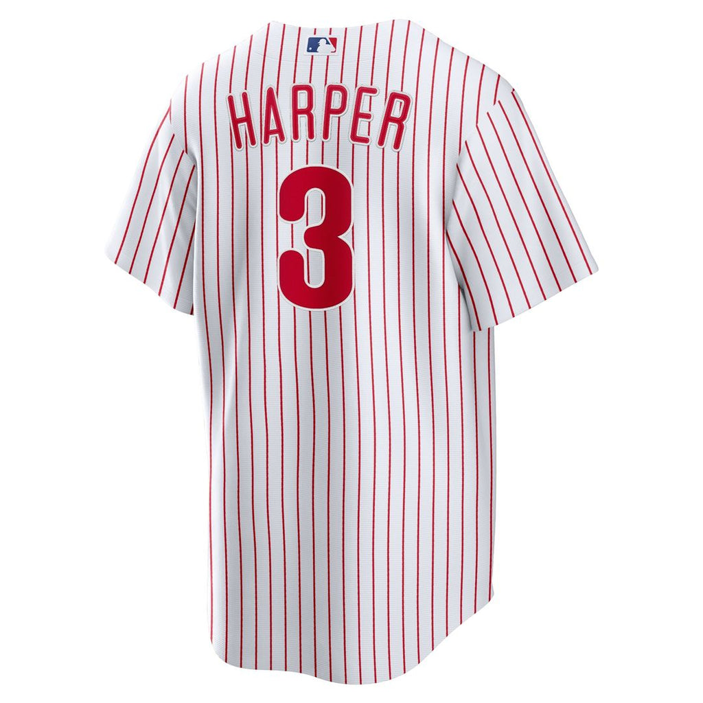 Philadelphia Phillies Bryce Harper Nike Home Replica Player Name Jersey - White Team Jersey Sports Fan Apparel