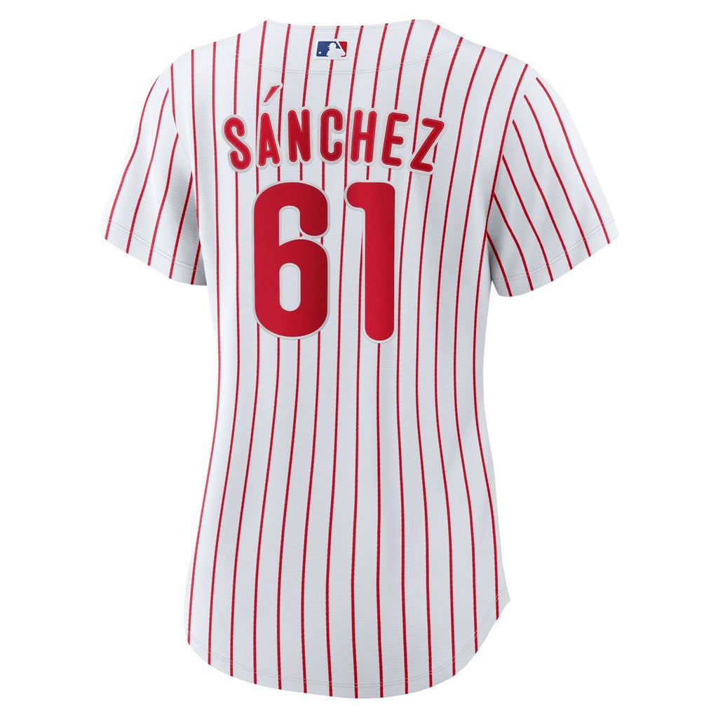 Philadelphia Phillies Cristopher Sanchez Nike Women's Home Replica Jersey - White Team Jersey Sports Fan Apparel