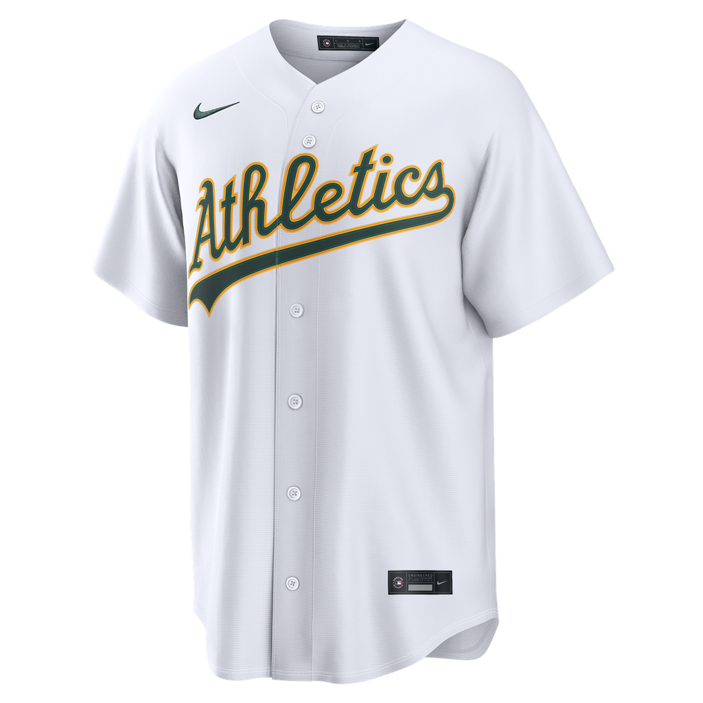 Athletics Henry Bolte Nike Home Replica Jersey - White Team Jersey Sports Fan Apparel
