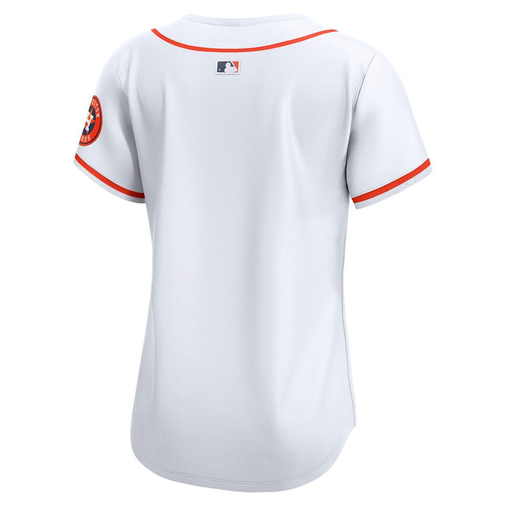 Houston Astros Nike Home Women's Limited Jersey - White Team Jersey Sports Fan Apparel