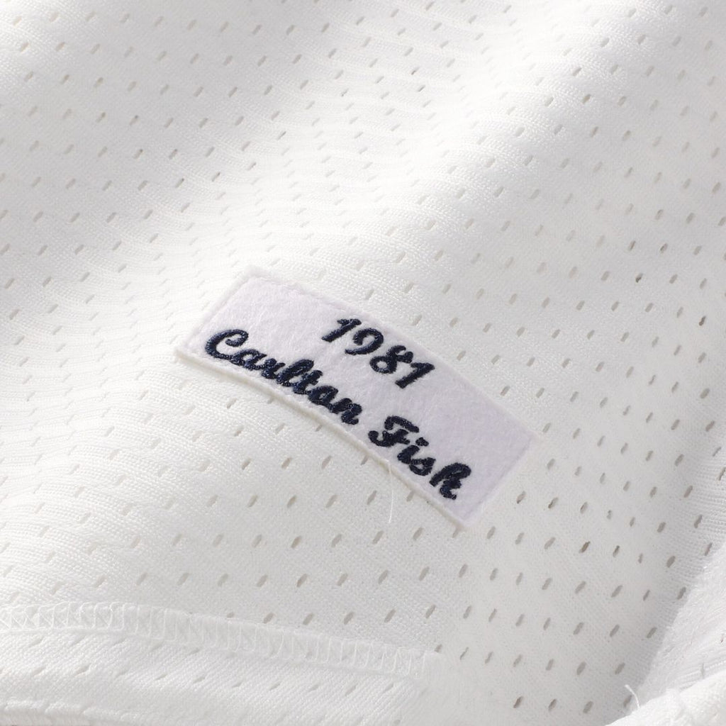 Chicago White Sox Carlton Fisk Mitchell & Ness Authentic Batting Practice Jersey - White Team Jersey Sports Fan Apparel