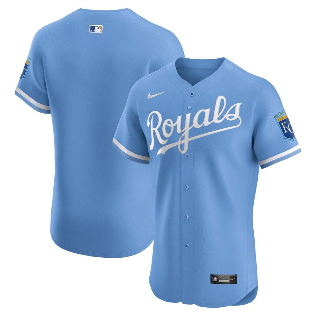 Kansas City Royals Nike Alternate Elite Jersey - Light Blue Team Jersey Sports Fan Apparel