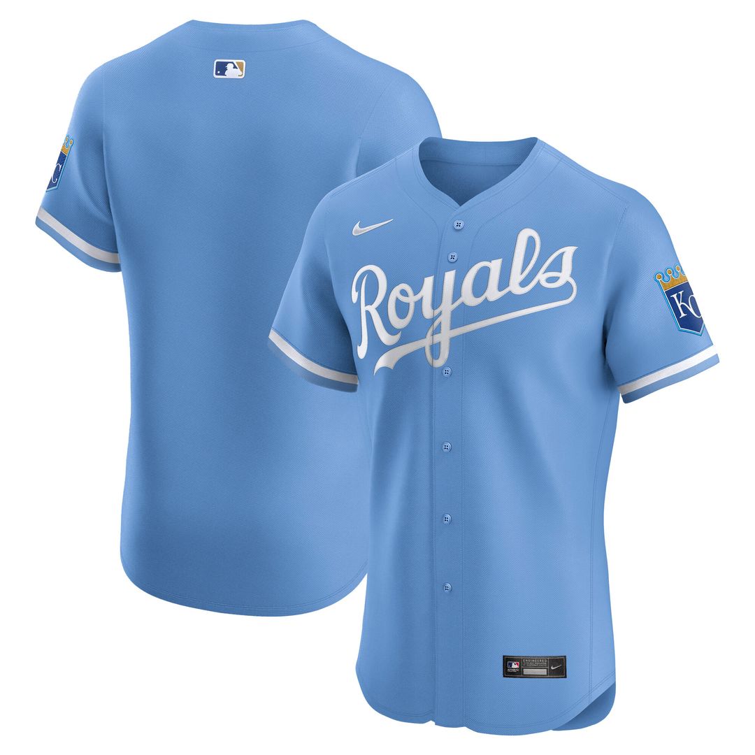 Kansas City Royals Nike Alternate 2 Elite Jersey - Royal Team Jersey Sports Fan Apparel