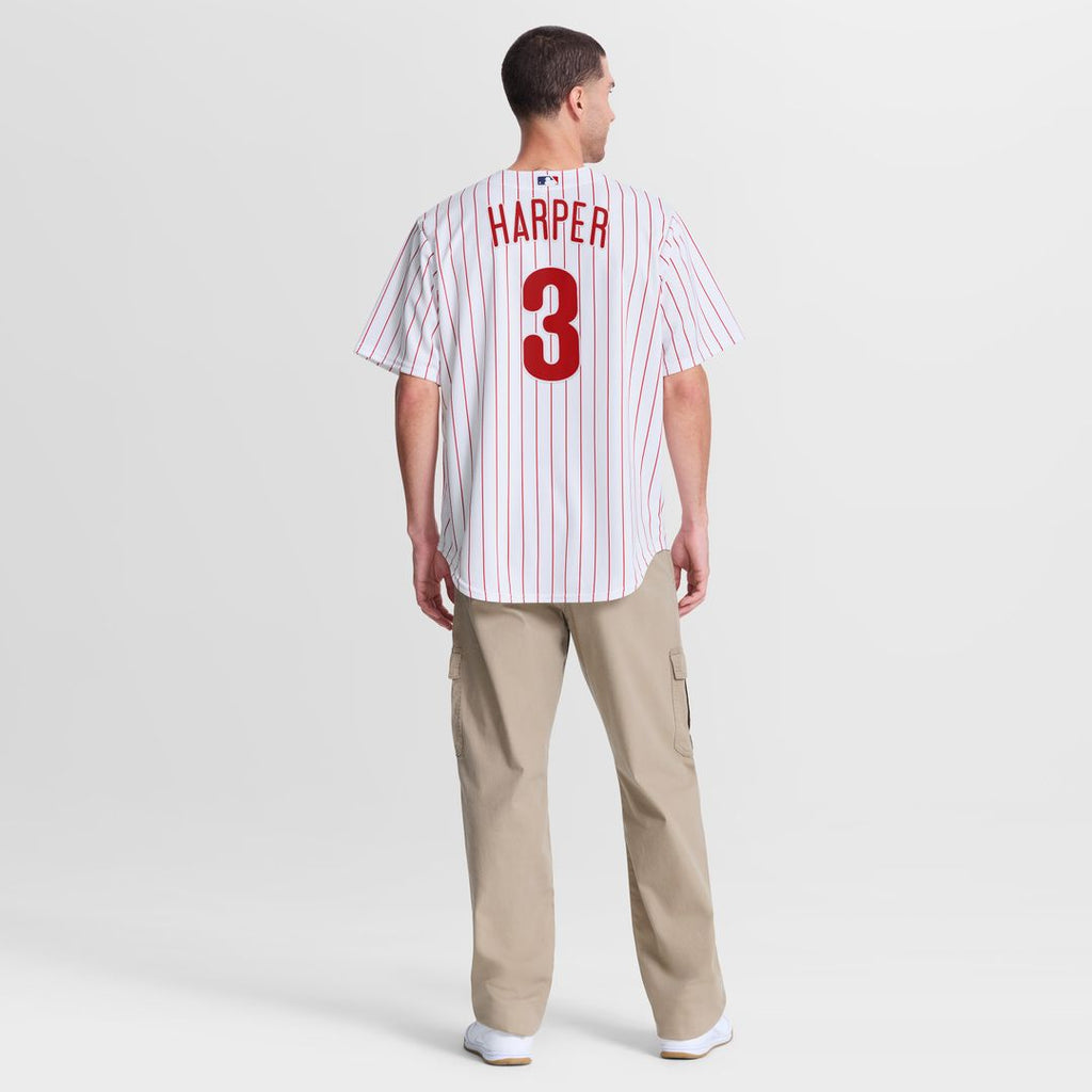 Philadelphia Phillies Bryce Harper Nike Alternate Replica Jersey - Cream Team Jersey Sports Fan Apparel