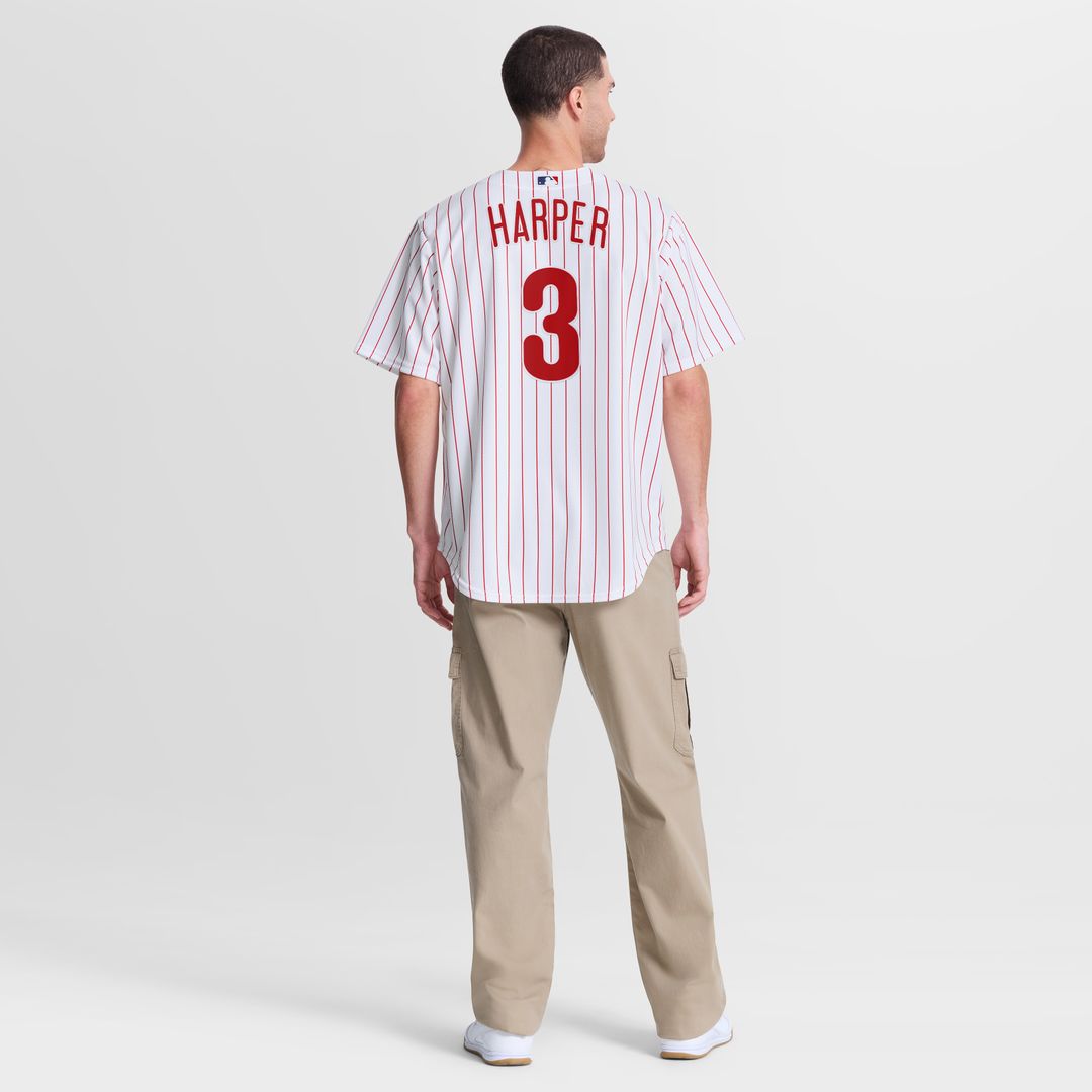 Philadelphia Phillies Bryce Harper Nike Alternate Replica Jersey - Cream Team Jersey Sports Fan Apparel