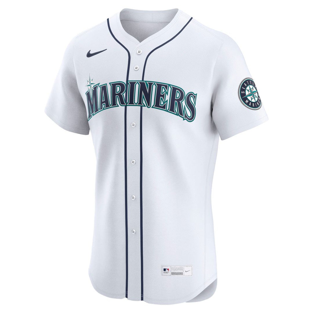 Seattle Mariners Nike Home Elite Jersey - White Team Jersey Sports Fan Apparel