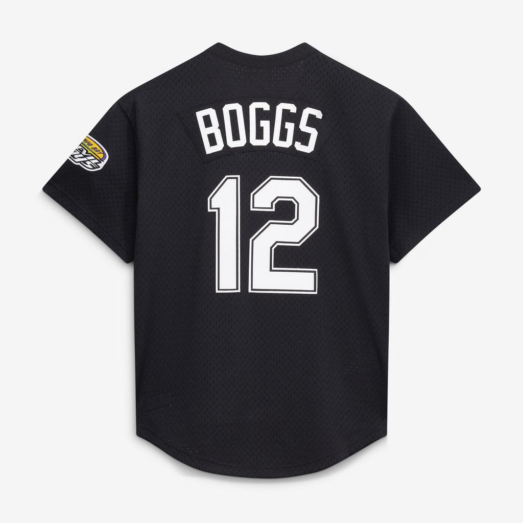 Tampa Bay Rays Wade Boggs Mitchell & Ness Authentic Batting Practice Jersey - Black Team Jersey Sports Fan Apparel