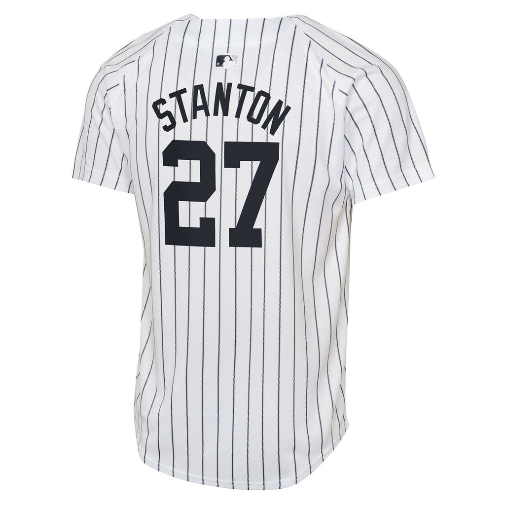 New York Yankees Giancarlo Stanton Nike Youth Home Limited Player Jersey - White Team Jersey Sports Fan Apparel