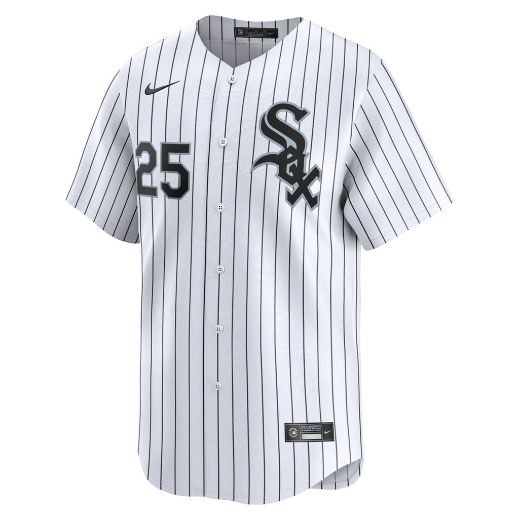 Chicago White Sox Andrew Vaughn Nike Home Limited Player Jersey - White Team Jersey Sports Fan Apparel