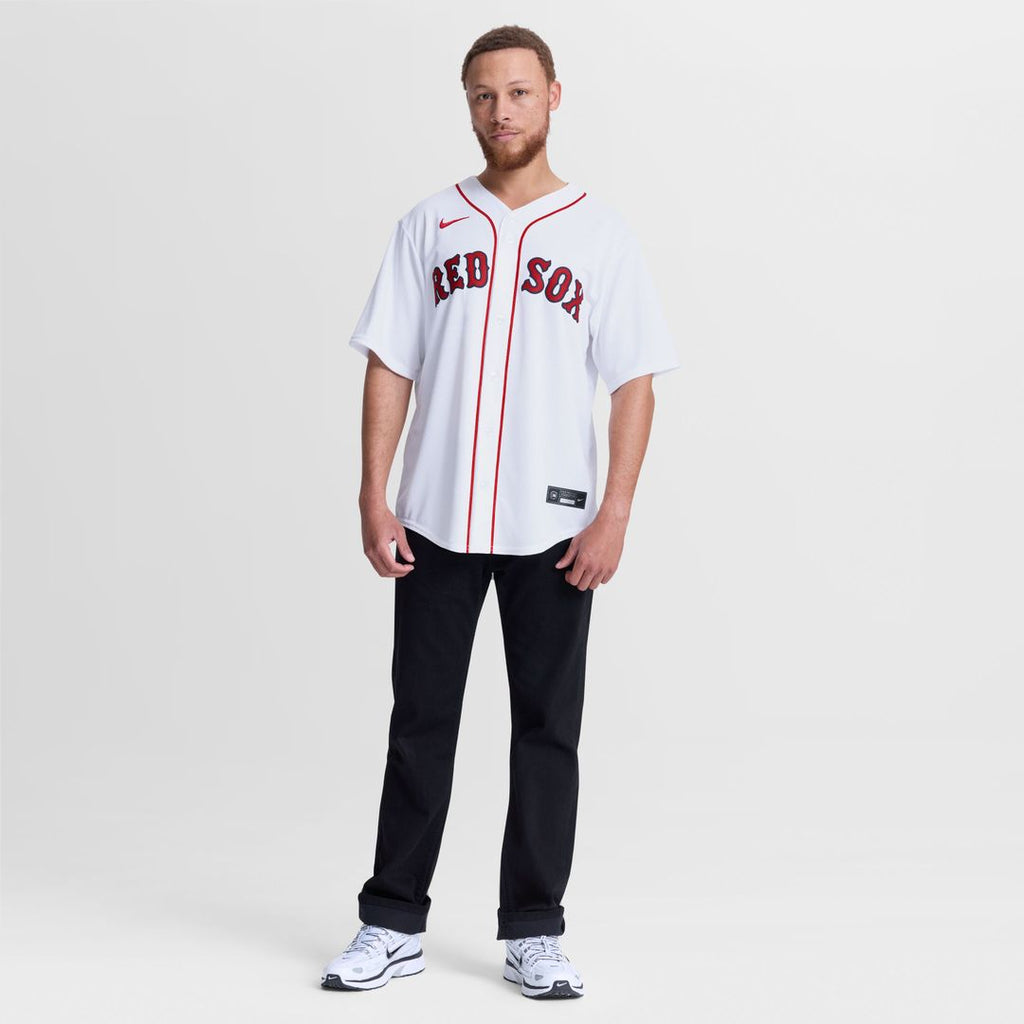 Boston Red Sox Wilyer Abreu Nike Home Replica Jersey - White Team Jersey Sports Fan Apparel