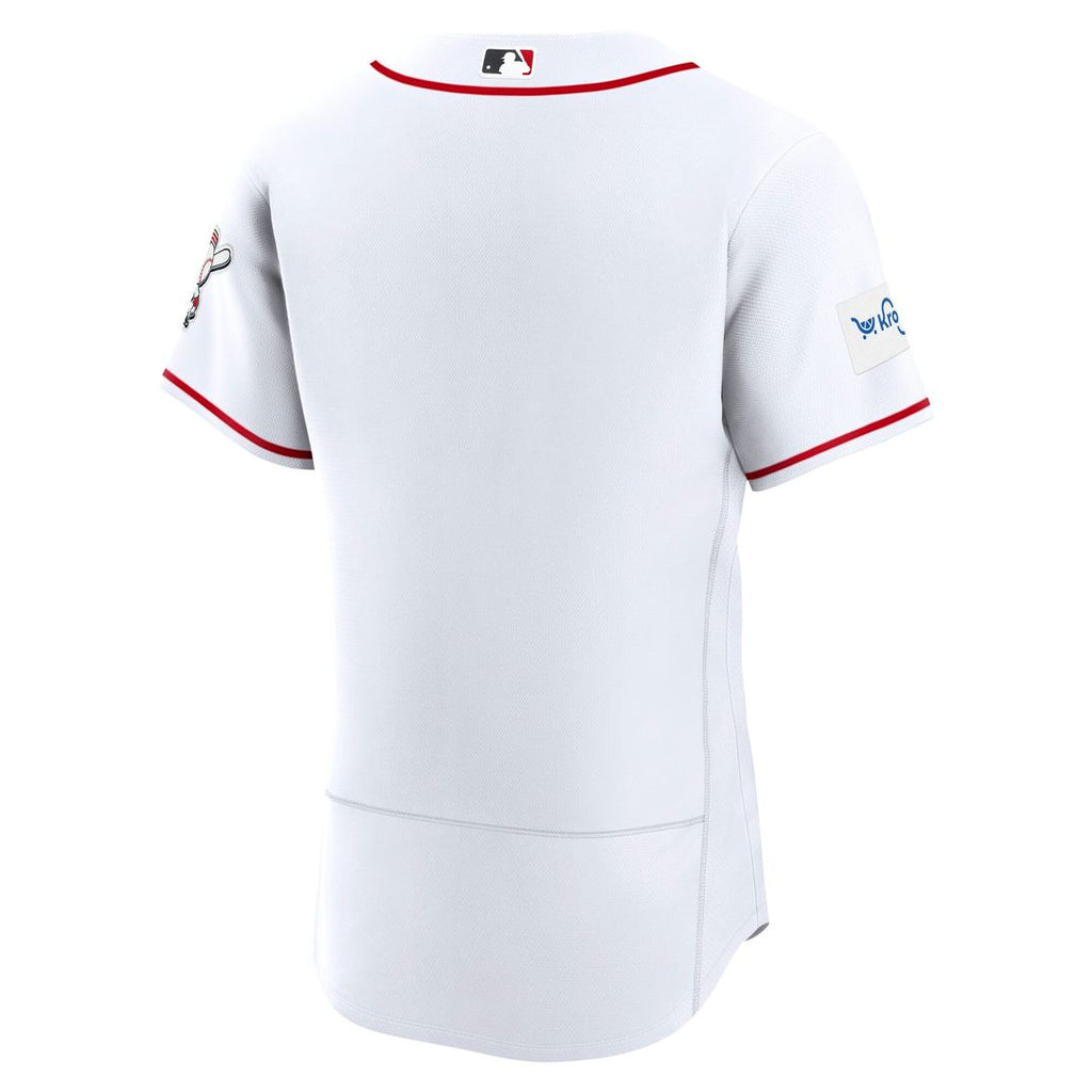 Cincinnati Reds Nike Home Authentic Jersey - White Team Jersey Sports Fan Apparel
