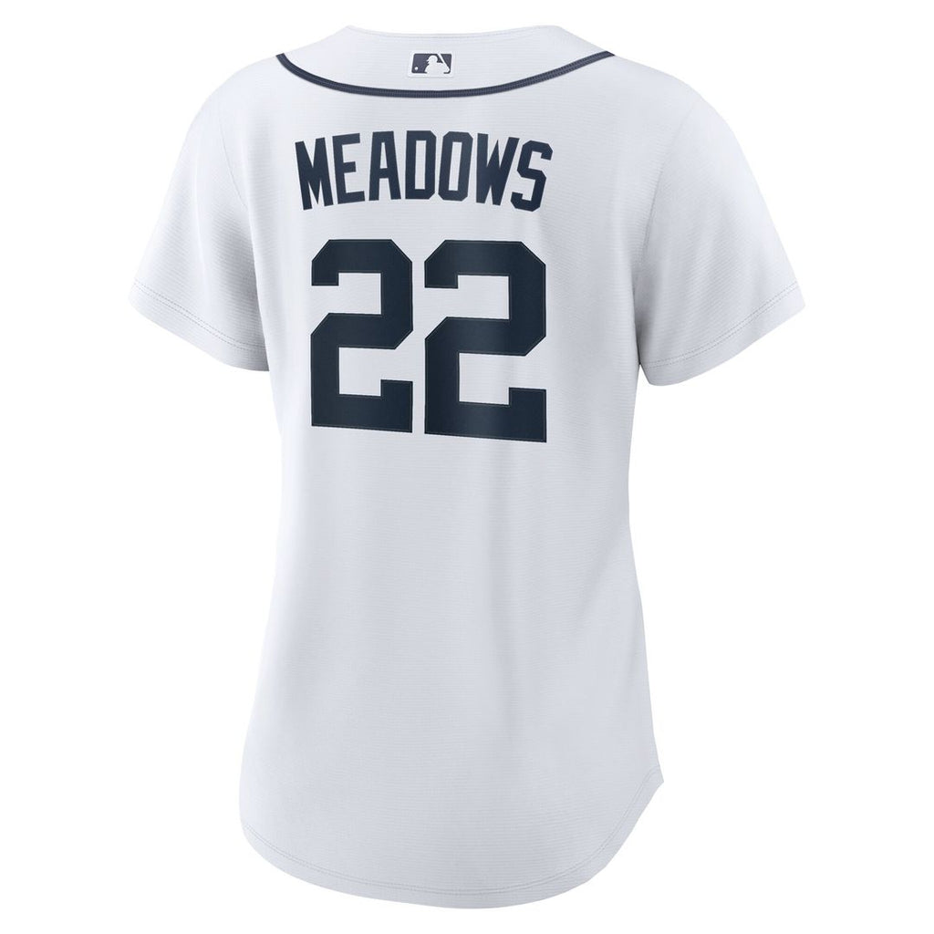 Detroit Tigers Parker Meadows Nike Women's Home Replica Jersey - White Team Jersey Sports Fan Apparel
