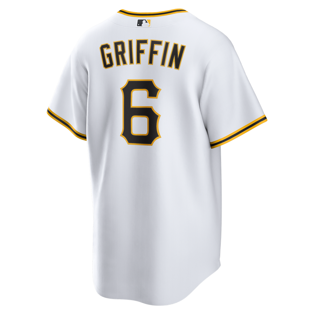 Pittsburgh Pirates Konnor Griffin Nike Home Replica Jersey - White Team Jersey Sports Fan Apparel