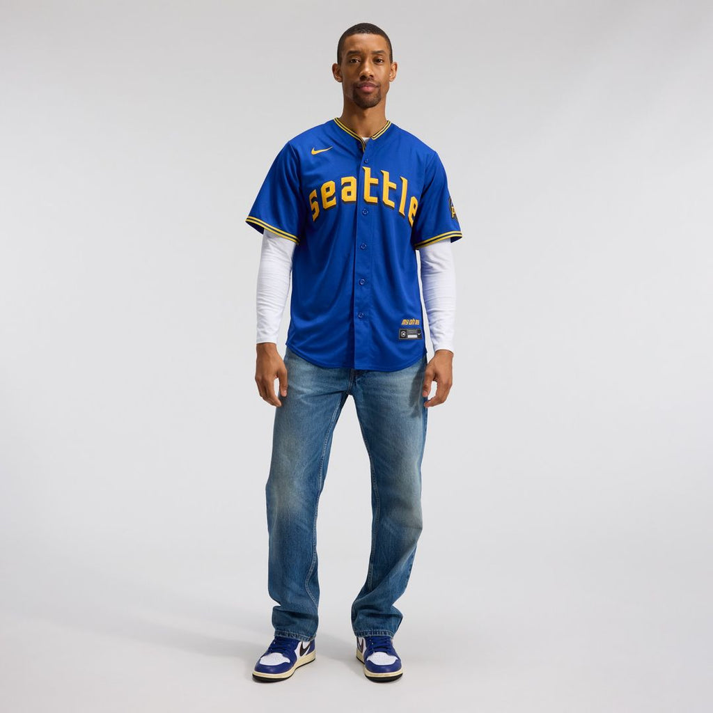 Seattle Mariners Nike City Connect Replica Jersey - Royal Team Jersey Sports Fan Apparel