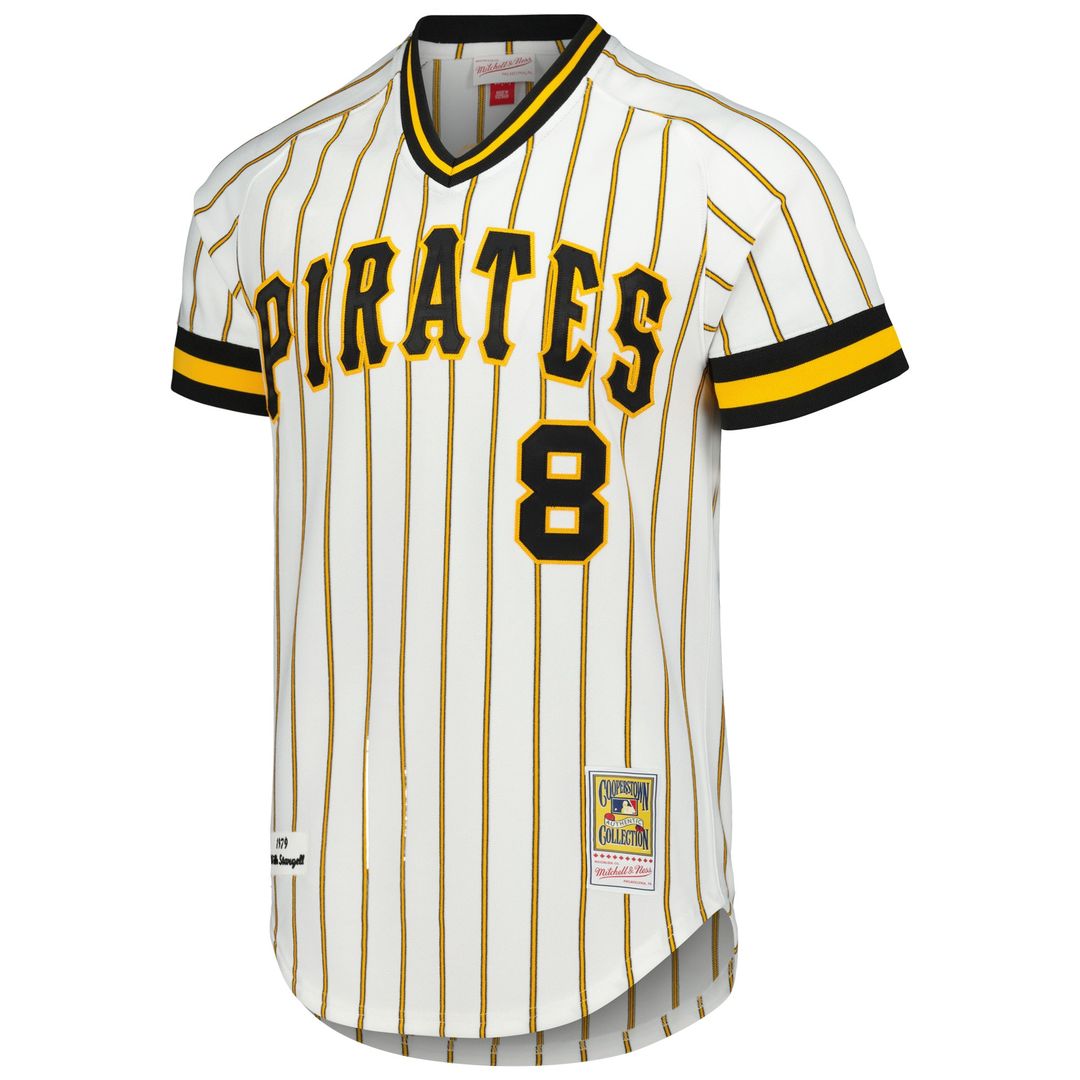 Pittsburgh Pirates Willie Stargell Mitchell & Ness 1979 Throwback Authentic Jersey - Gold Team Jersey Sports Fan Apparel
