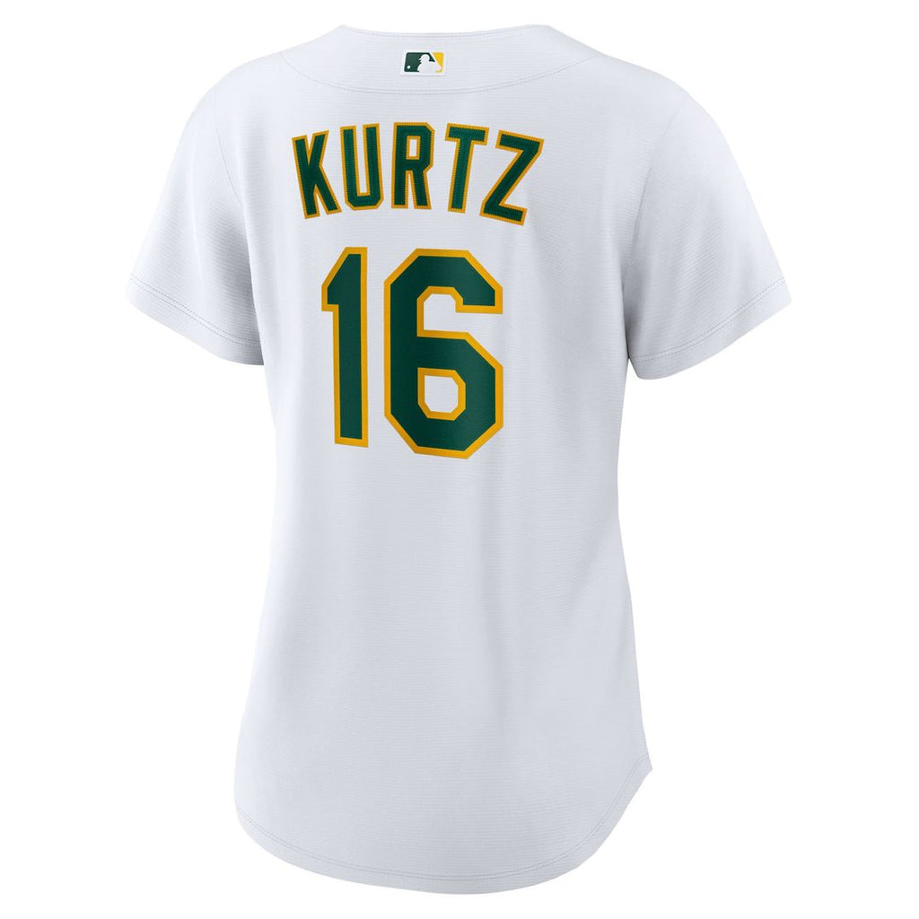 Athletics Nick Kurtz Nike Women's Home Replica Player Jersey - White Team Jersey Sports Fan Apparel