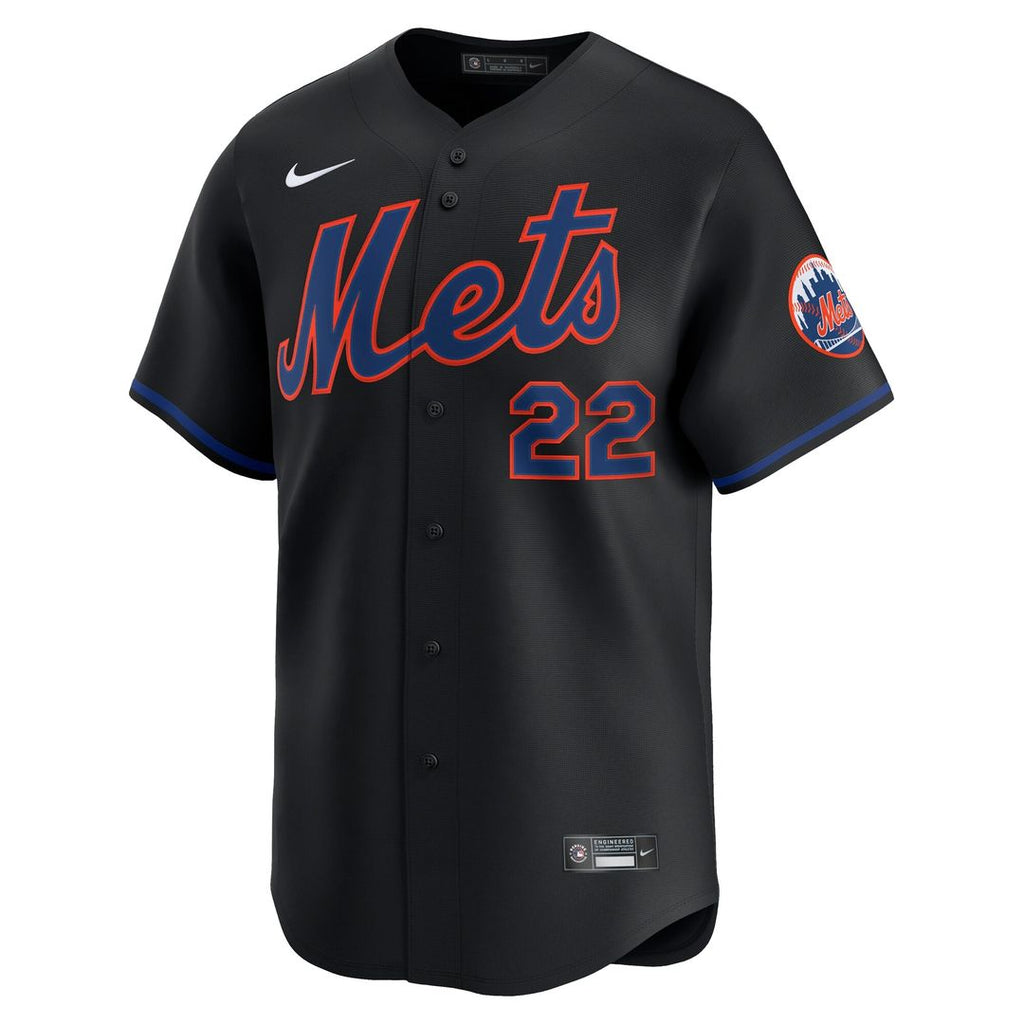 New York Mets Juan Soto Nike Alternate Limited Jersey - Black Team Jersey Sports Fan Apparel