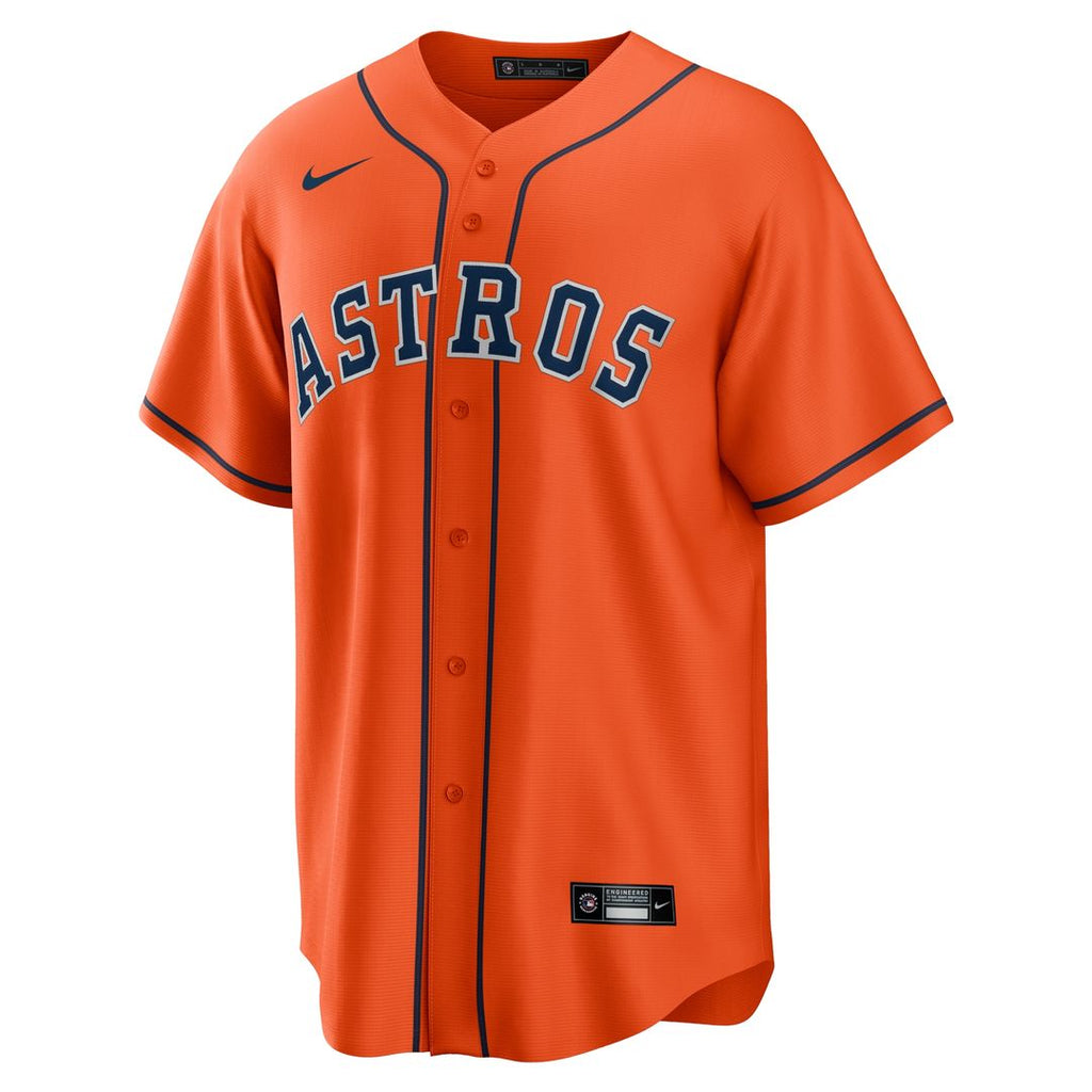 Houston Astros Nike Alternate Replica Team Jersey - Orange Team Jersey Sports Fan Apparel