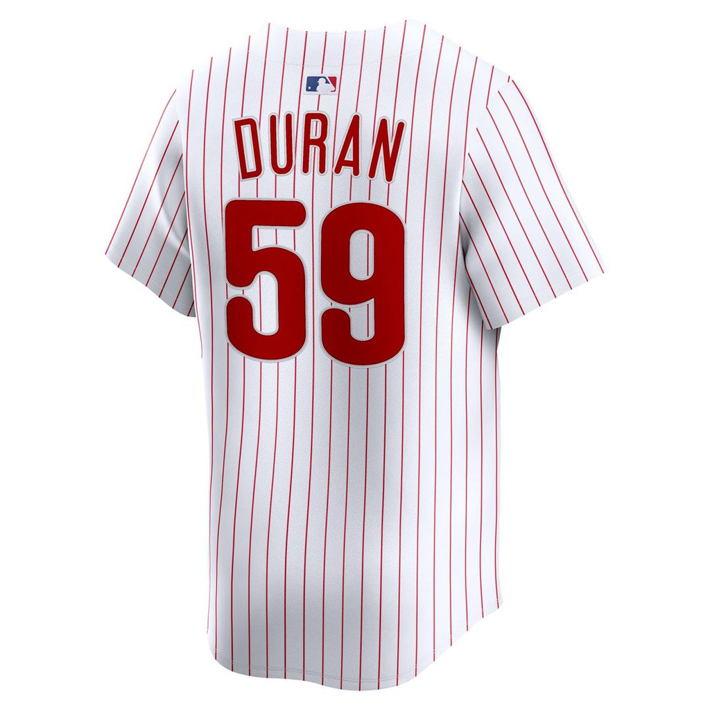 Philadelphia Phillies Jhoan Duran Nike Home Limited Player Jersey - White Team Jersey Sports Fan Apparel